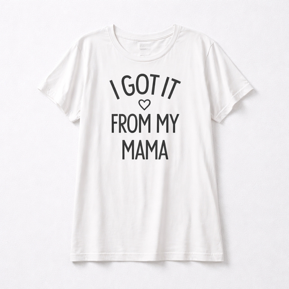 146 Torrid 2 2X White Short Sleeve Tee I GOT IT FROM MY MAMA